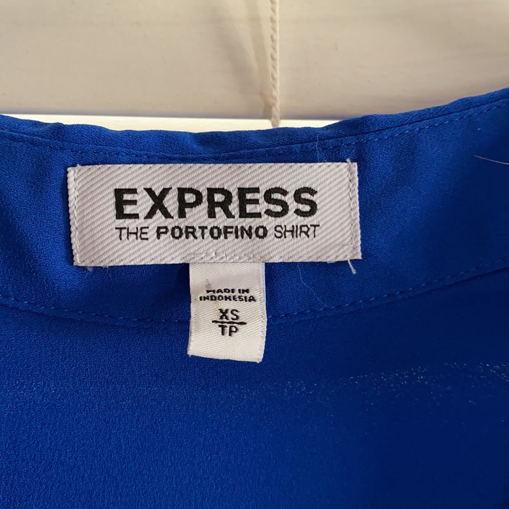 Blue Express button down - Picture 3 of 3